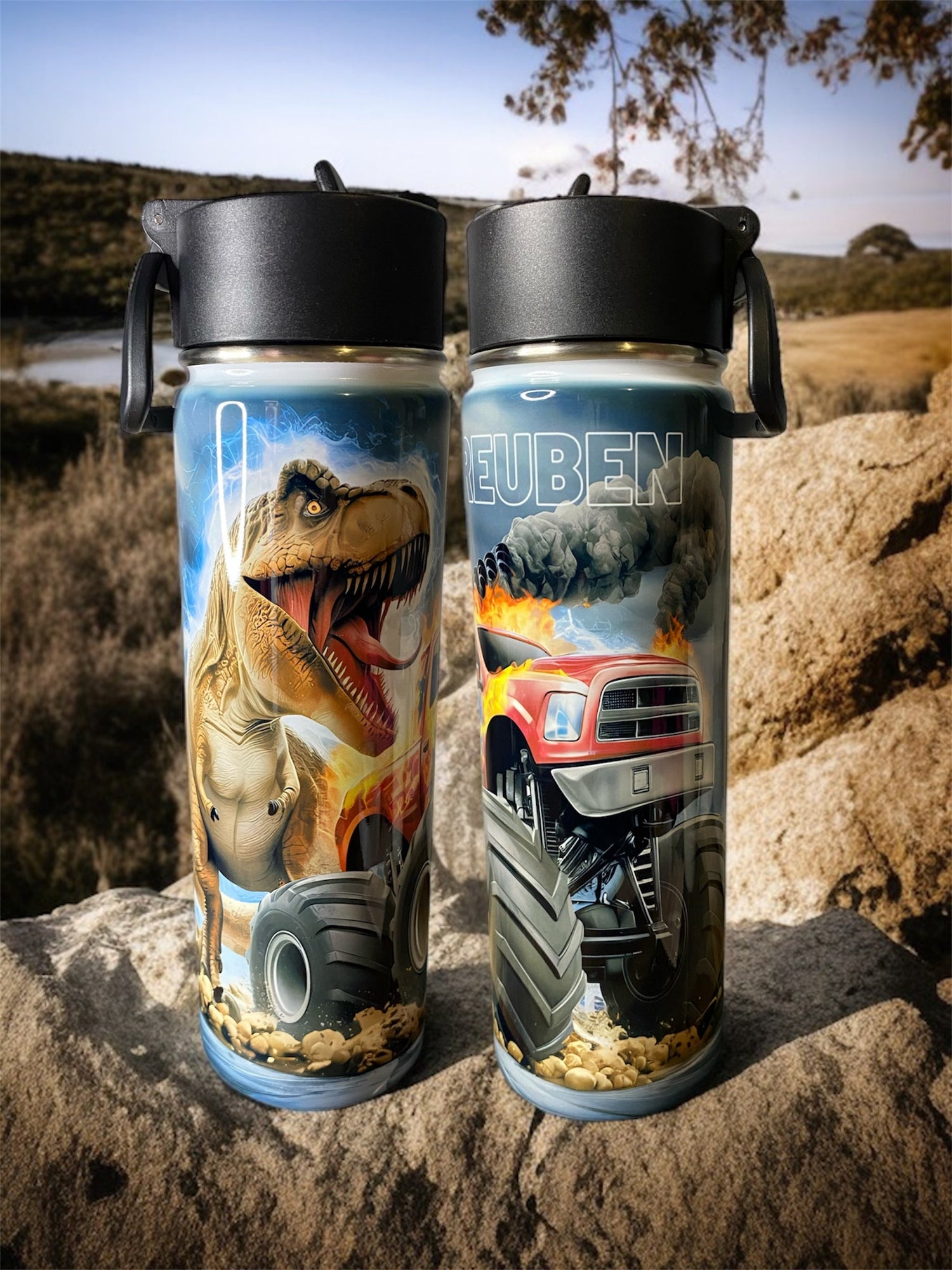 22oz / 650ml Black Lid