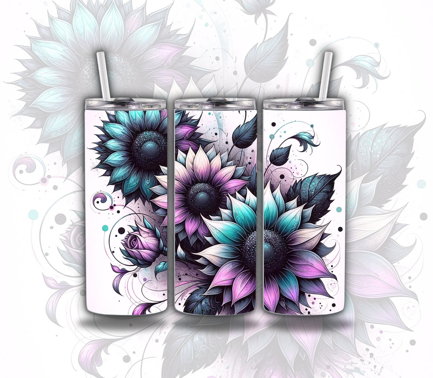 Ink Sunflower
